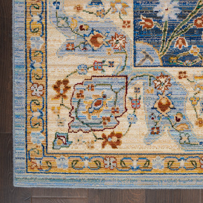 Nourison Home Majestic  Light Blue  Traditional
