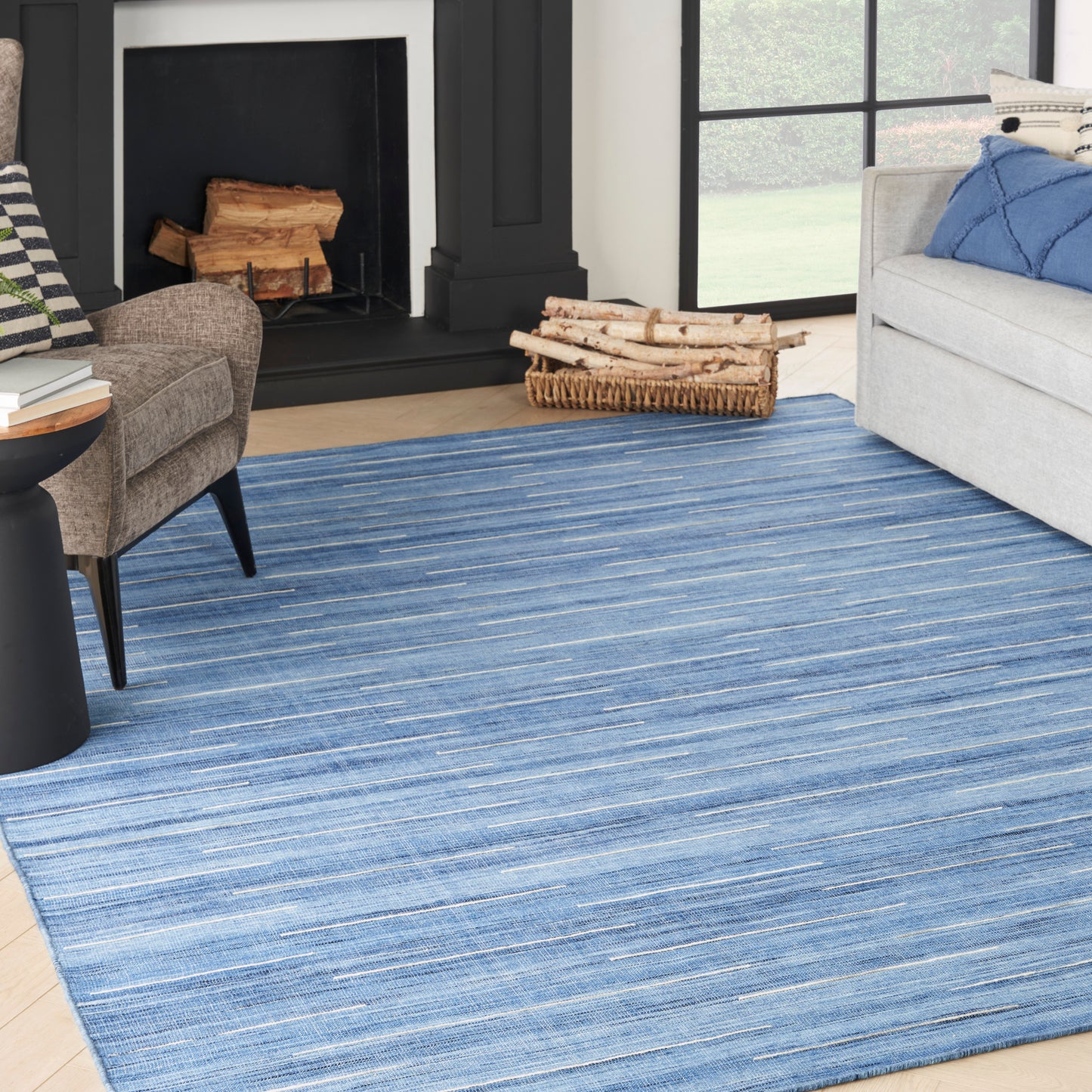Nourison Home Interweave  Denim  Contemporary