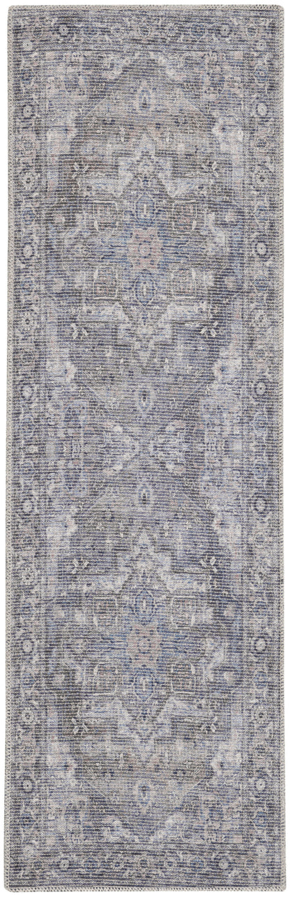 Nourison Home New Concept Washables SR101 Grey Traditional Machine Woven Rug