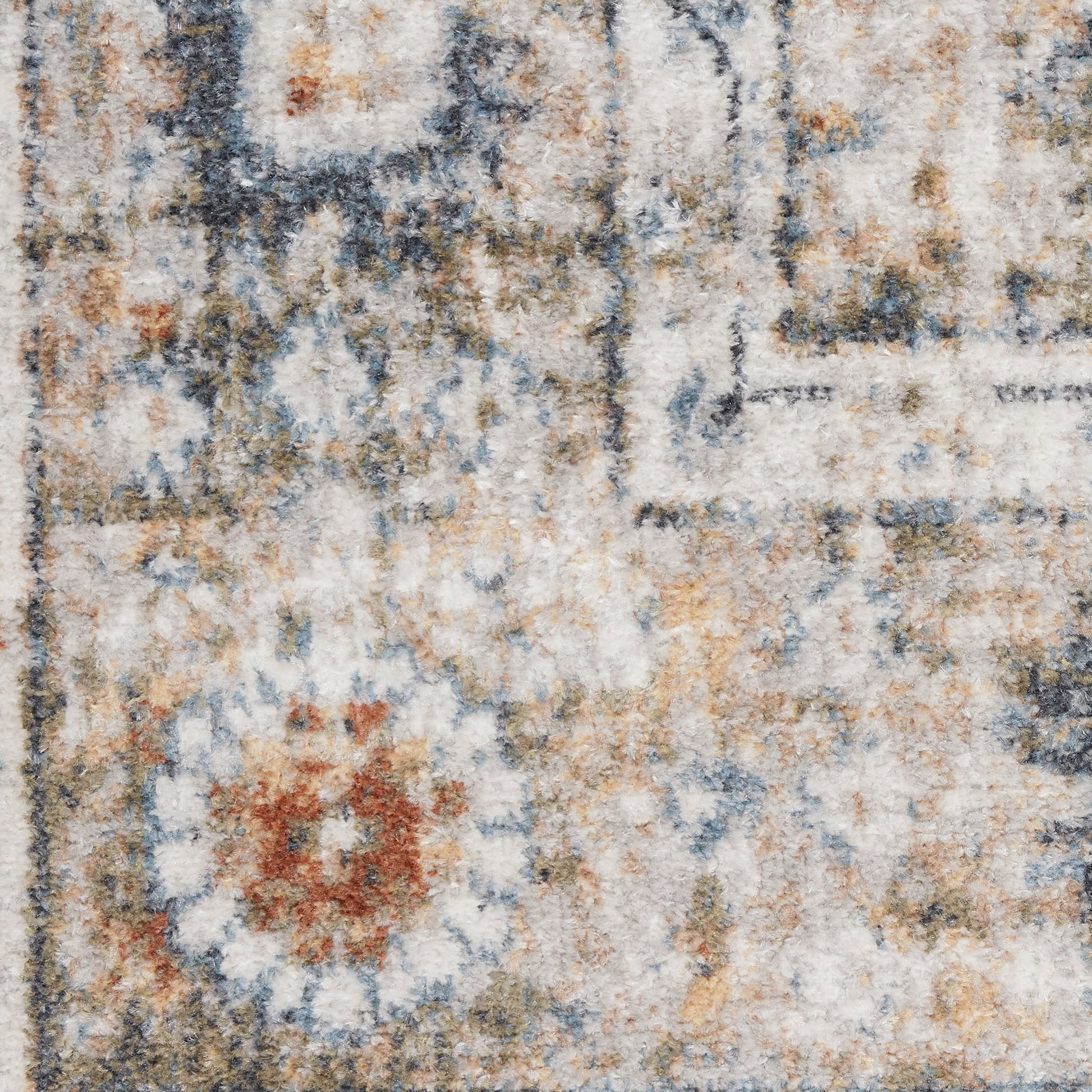 Nourison Home Astra Machine Washable  Gold Grey  Traditional