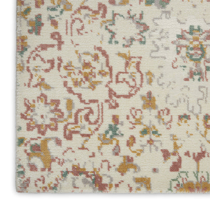 Nourison Home Twilight  Ivory Multicolor  Transitional