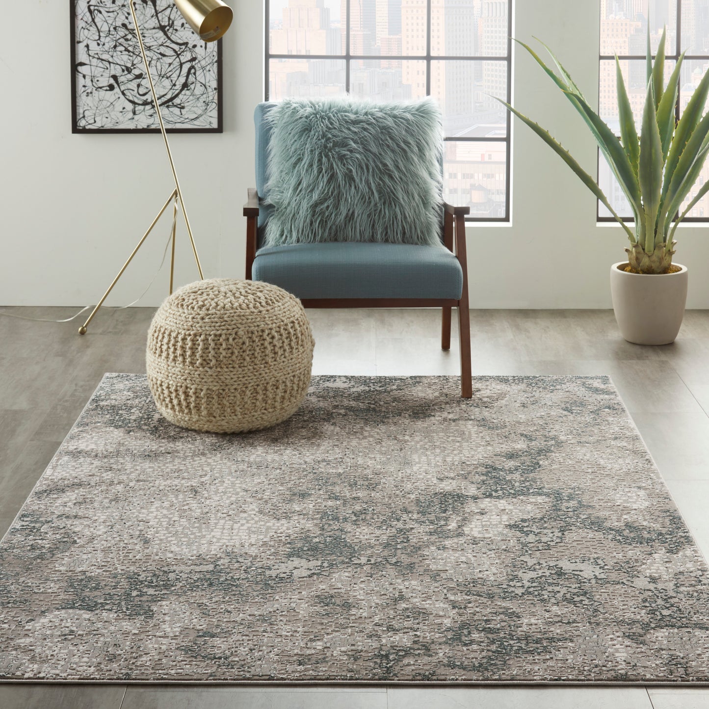 Michael Amini MA90 Uptown  Grey  Contemporary