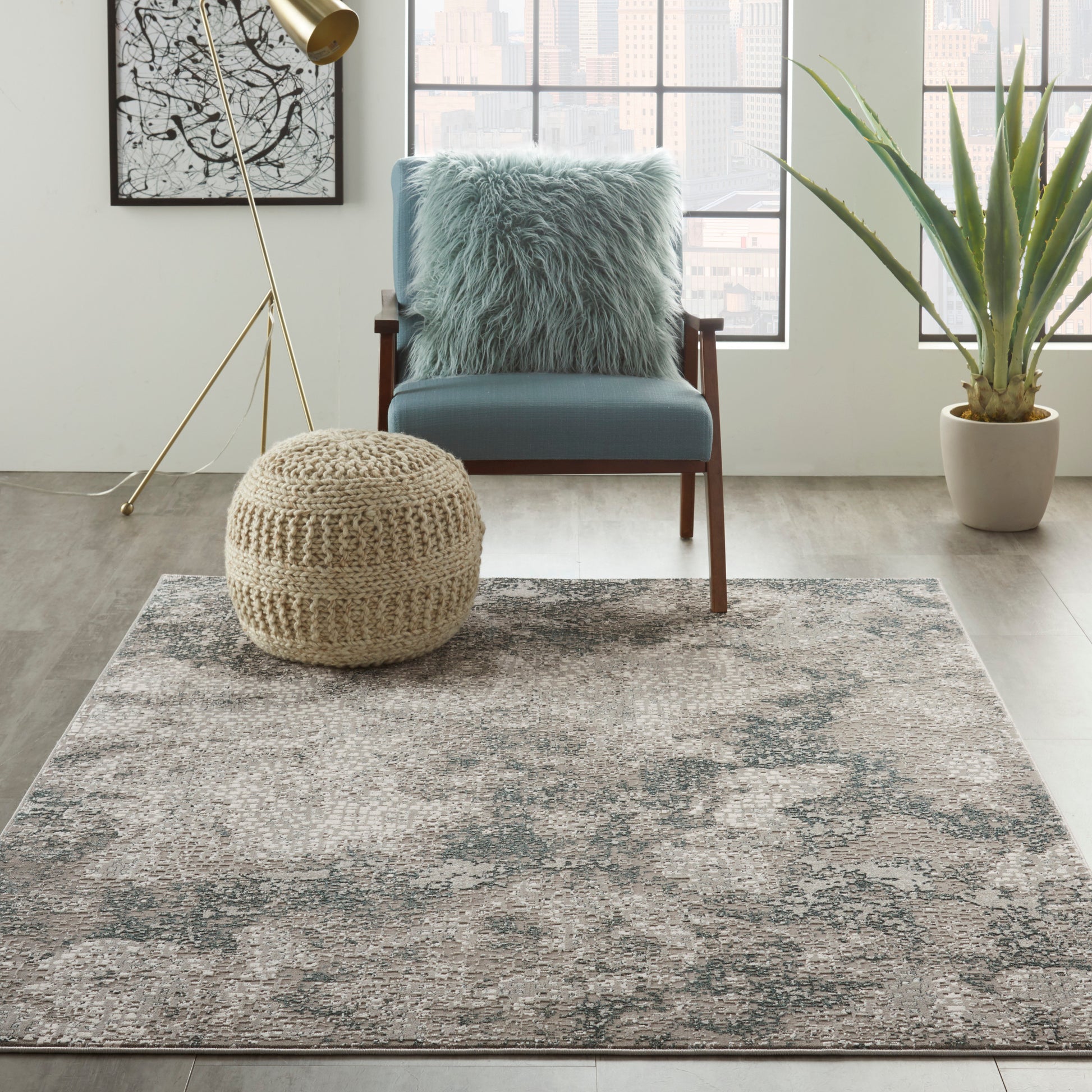 Michael Amini MA90 Uptown  Grey  Contemporary