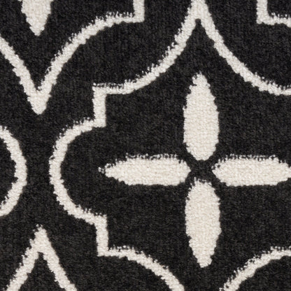 Nourison Home Nourison Essentials  Black Ivory  Contemporary