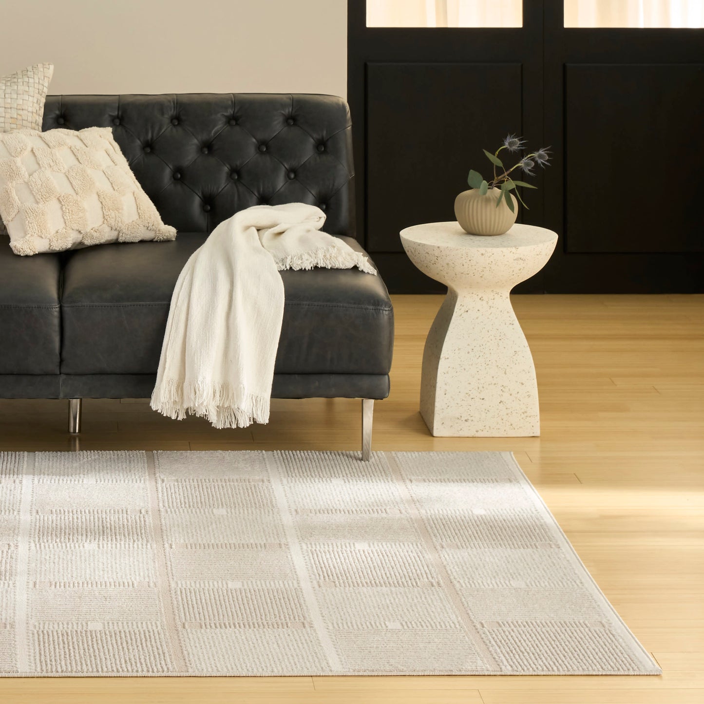 Nourison Home Nordic  Ivory Taupe  Contemporary