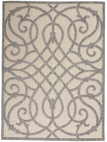 Nourison Home Cozumel CZM04 Cream Grey Contemporary Power-loomed Rug