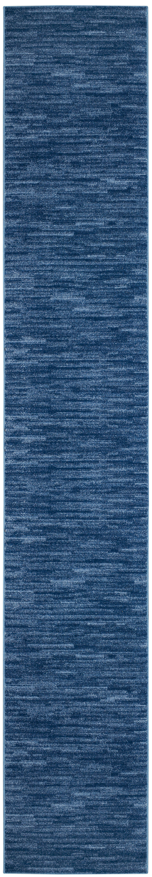 Nourison Home Nourison Essentials NRE01 Navy Blue Contemporary Power-loomed Rug