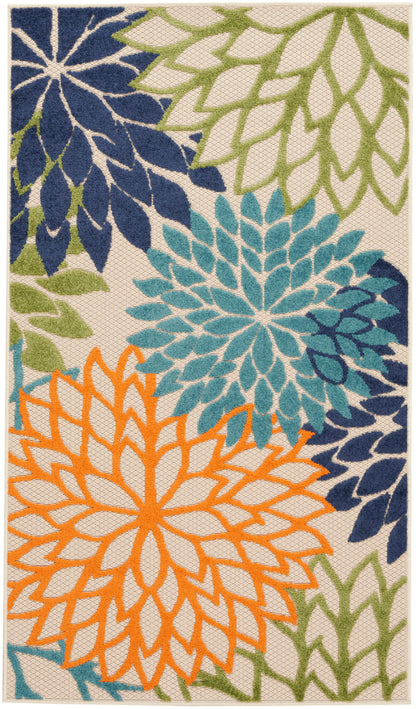 Nourison Home Aloha ALH05 Multicolor Contemporary Power-loomed Rugs