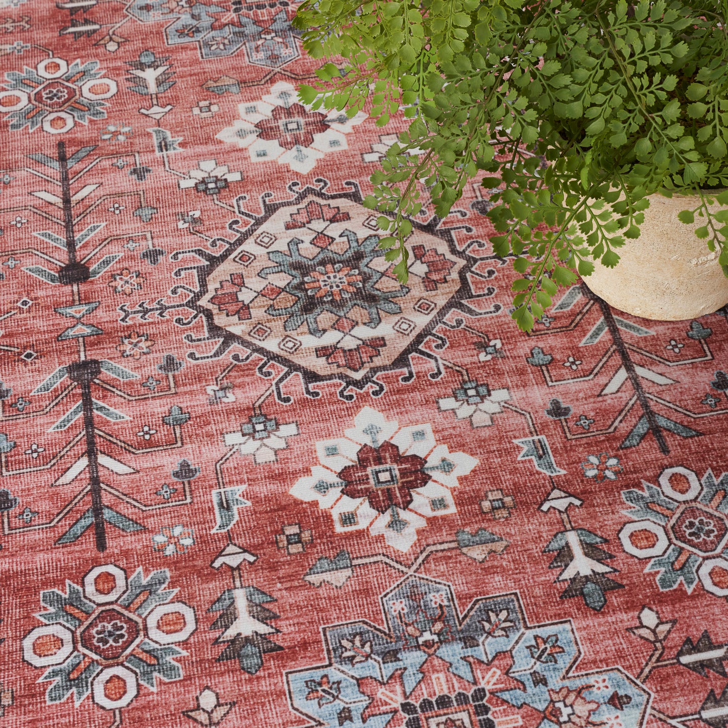 Nourison Home Fulton  Brick  Traditional