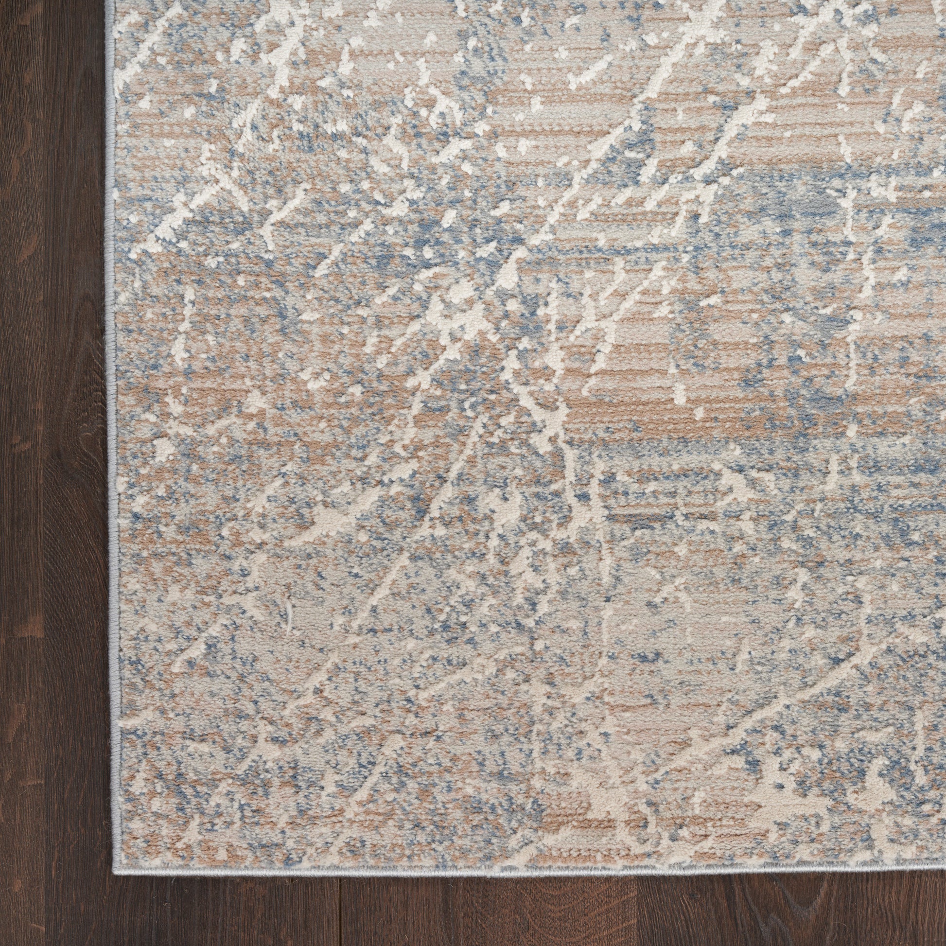 Nourison Home Exhale  Beige Blue  Contemporary