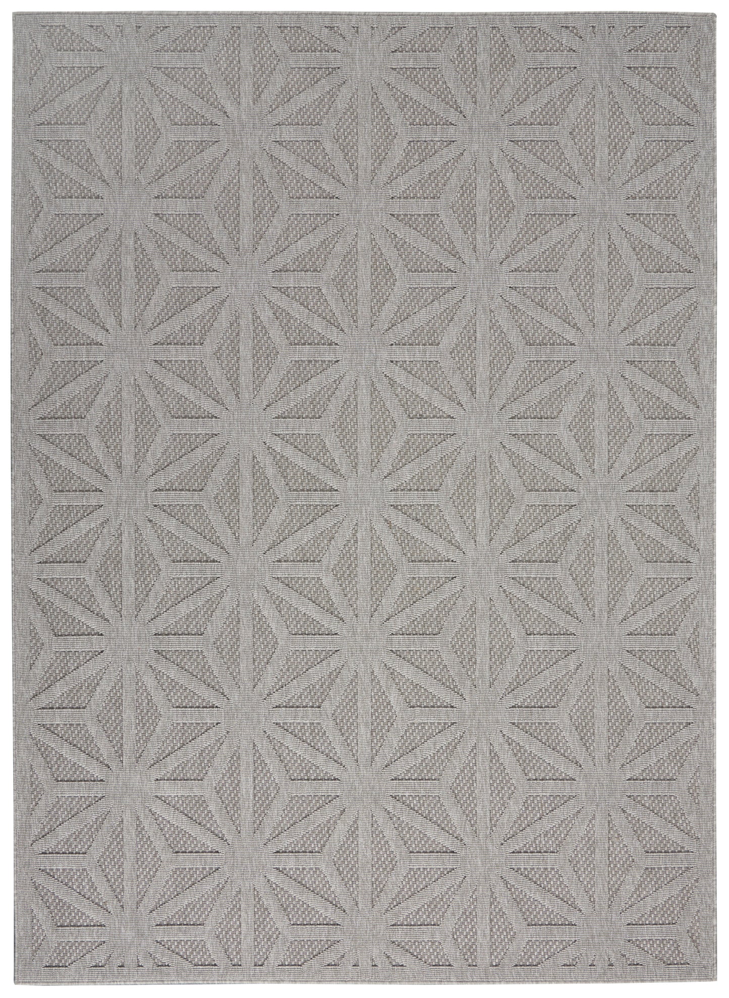 Nourison Home Cozumel CZM01 Light Grey Contemporary Power-loomed Rug