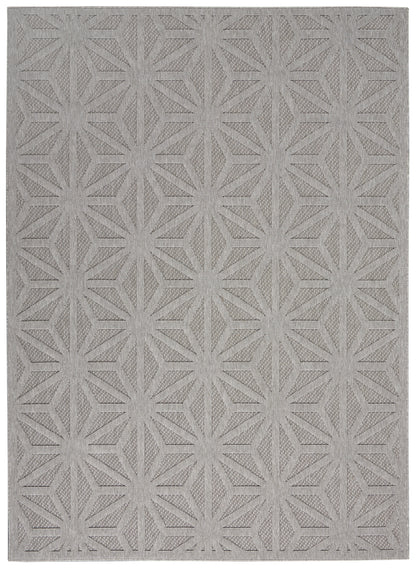 Nourison Home Cozumel CZM01 Light Grey Contemporary Power-loomed Rug