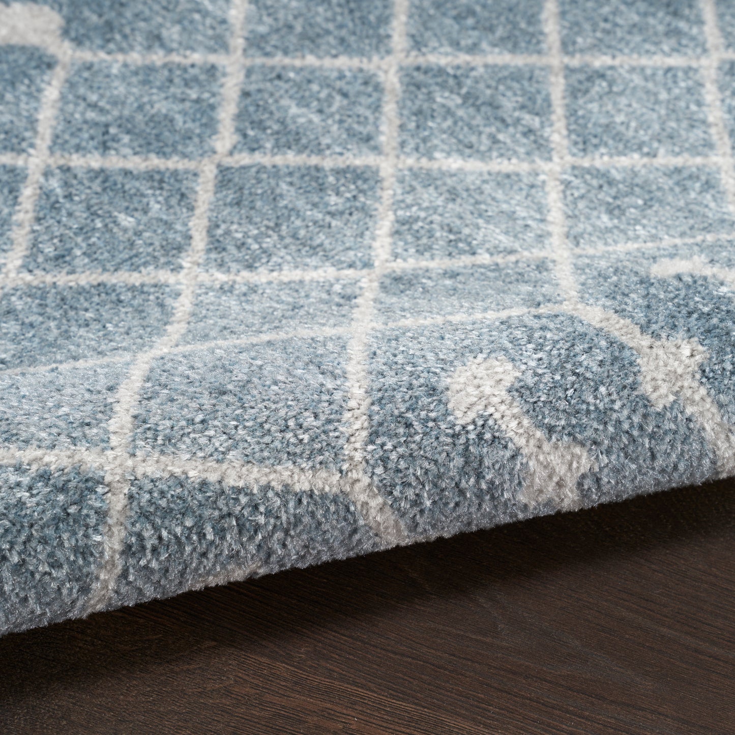 Nourison Home Astra Machine Washable  Blue  Transitional