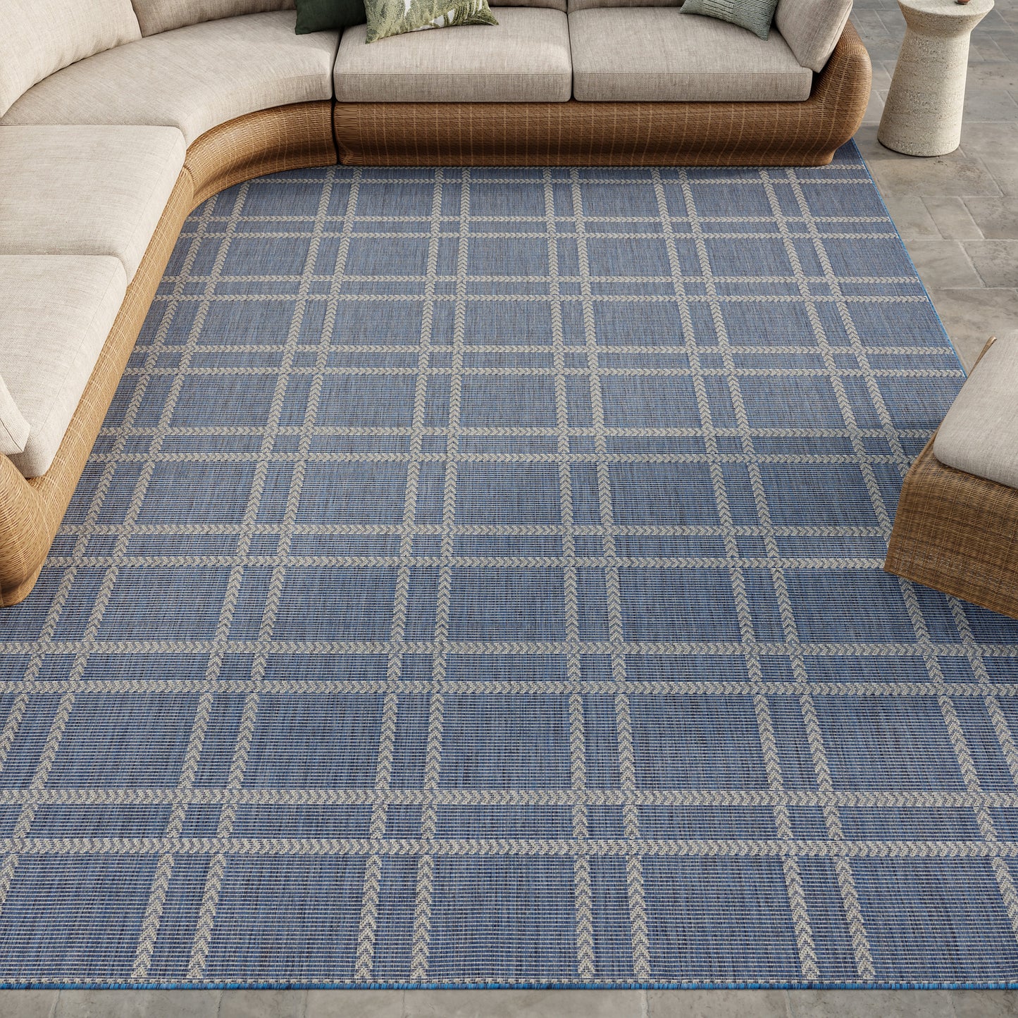 Nourison Home Horizon Indoor/Outdoor  Navy  Contemporary
