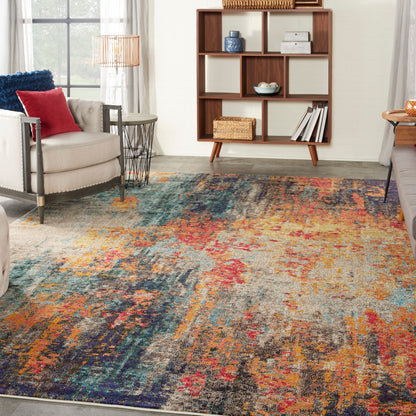Nourison Home Celestial  Multicolor  Contemporary