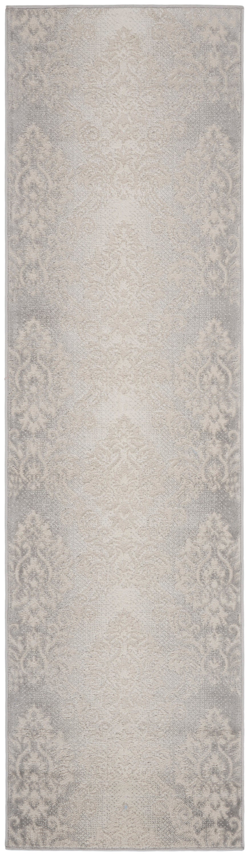 Nourison Home Elation ETN03 Ivory Grey Traditional Power-loomed Rug