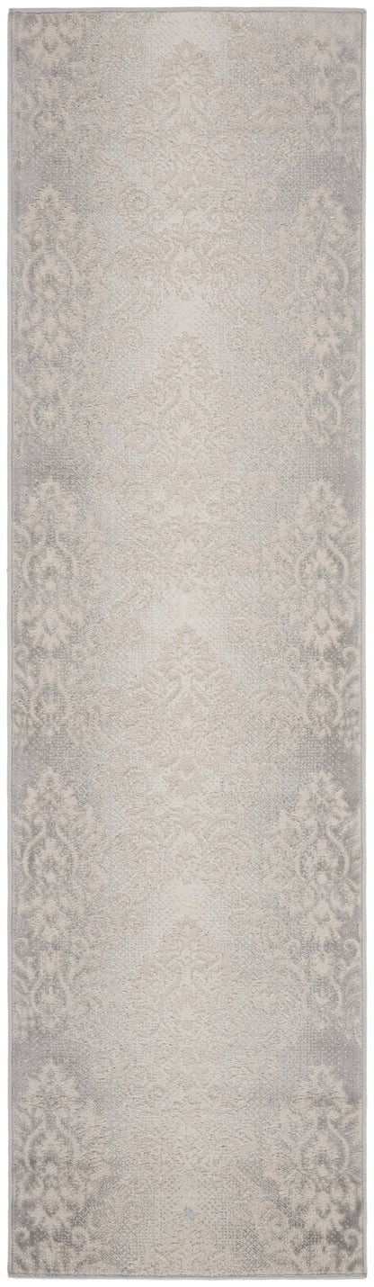 Nourison Home Elation ETN03 Ivory Grey Traditional Power-loomed Rug