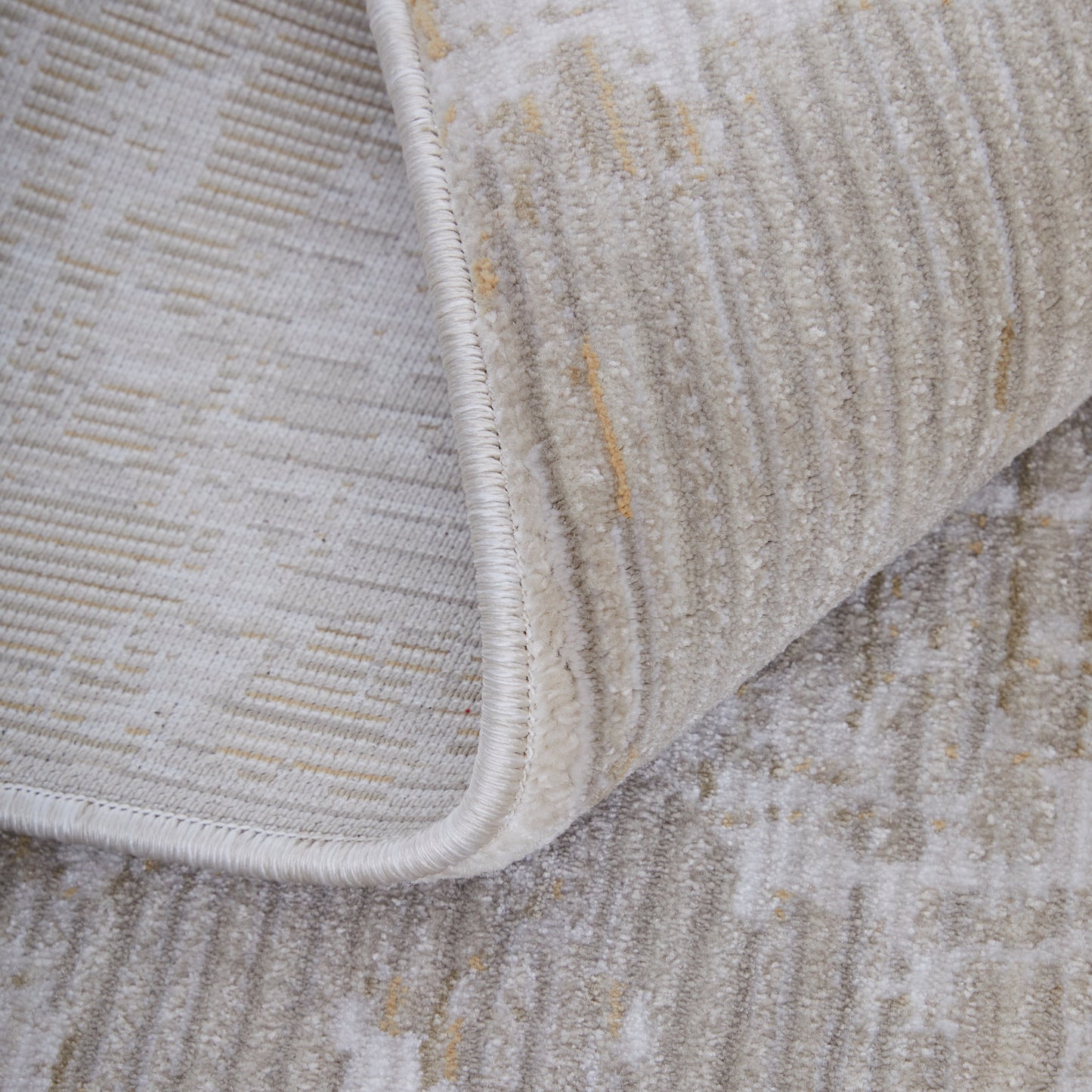 Feizy Sonora 39PLF Ivory Modern/Bohemian & Eclectic Machinemade Rug