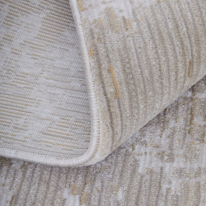 Feizy Sonora 39PLF Ivory Modern/Bohemian & Eclectic Machinemade Rug