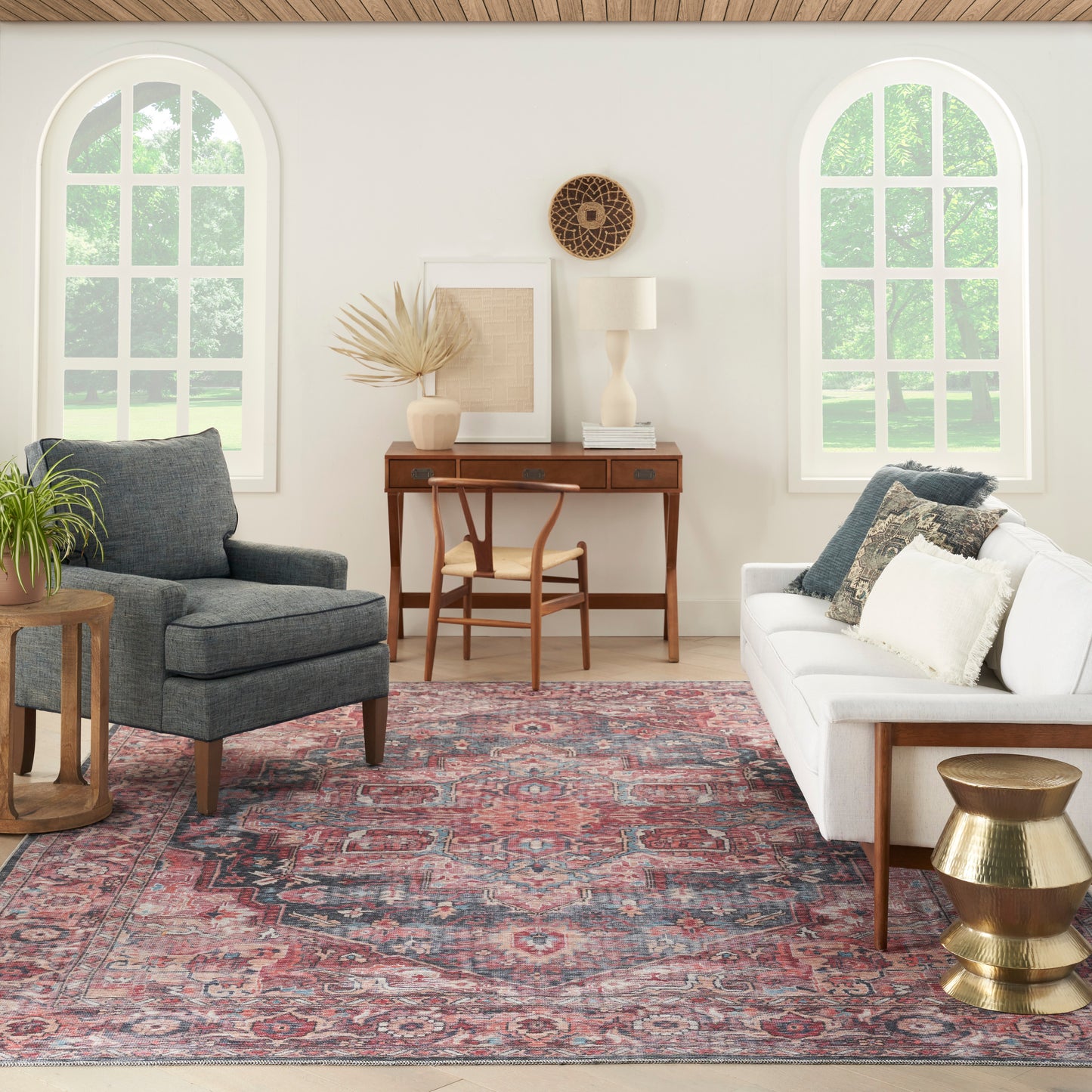 Nourison Home New Concept Washables  Multicolor  Traditional