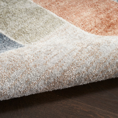 Nourison Home Astra Machine Washable  Multicolor  Contemporary