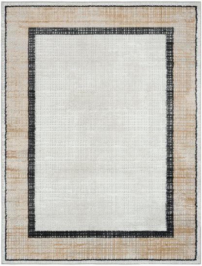 Nourison Home Dekor DEK06 Grey Charcoal Contemporary Machine Woven Rug