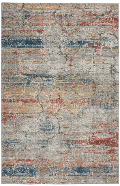 Nourison Home Rustic Textures RUS11 Multicolor Contemporary Power-loomed Rugs