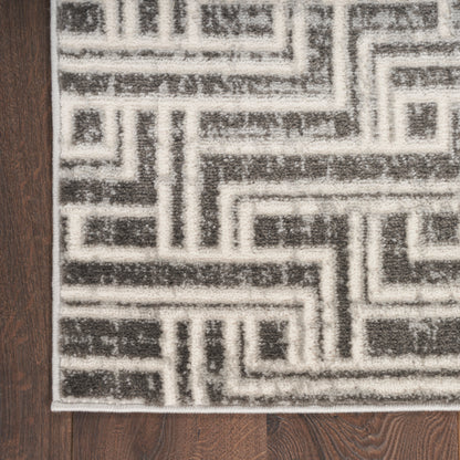 Nourison Home Serenity Home  Grey Ivory  Transitional