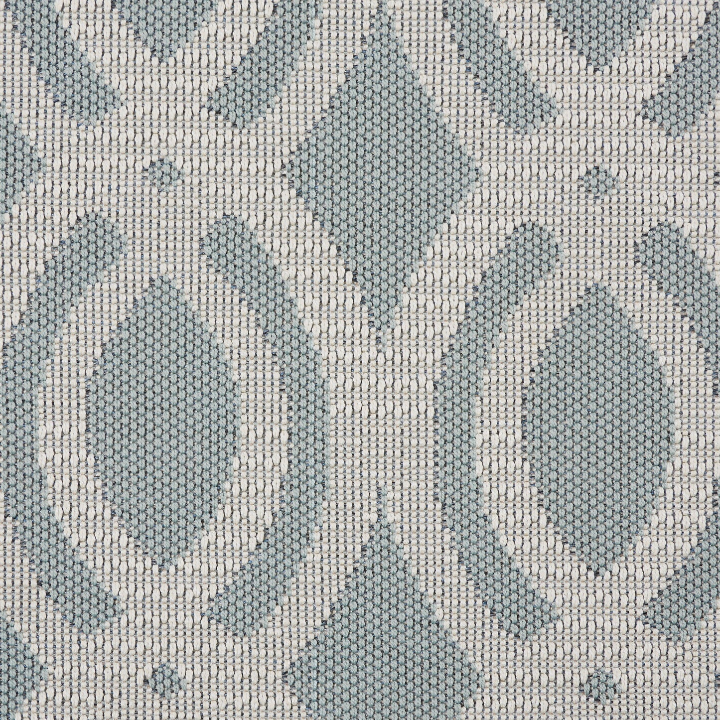 Nourison Home Aruba  Light Blue Cream  Contemporary