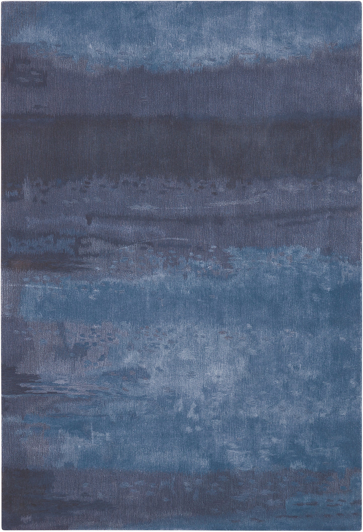 Calvin Klein Home Luster Wash SW18 Indigo Contemporary Tufted Rug