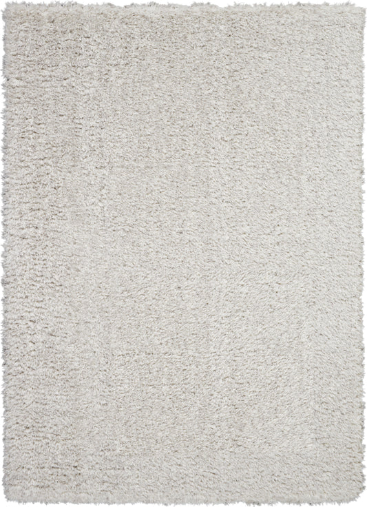 Nourison Home Luxe Shag  Light Grey  Contemporary