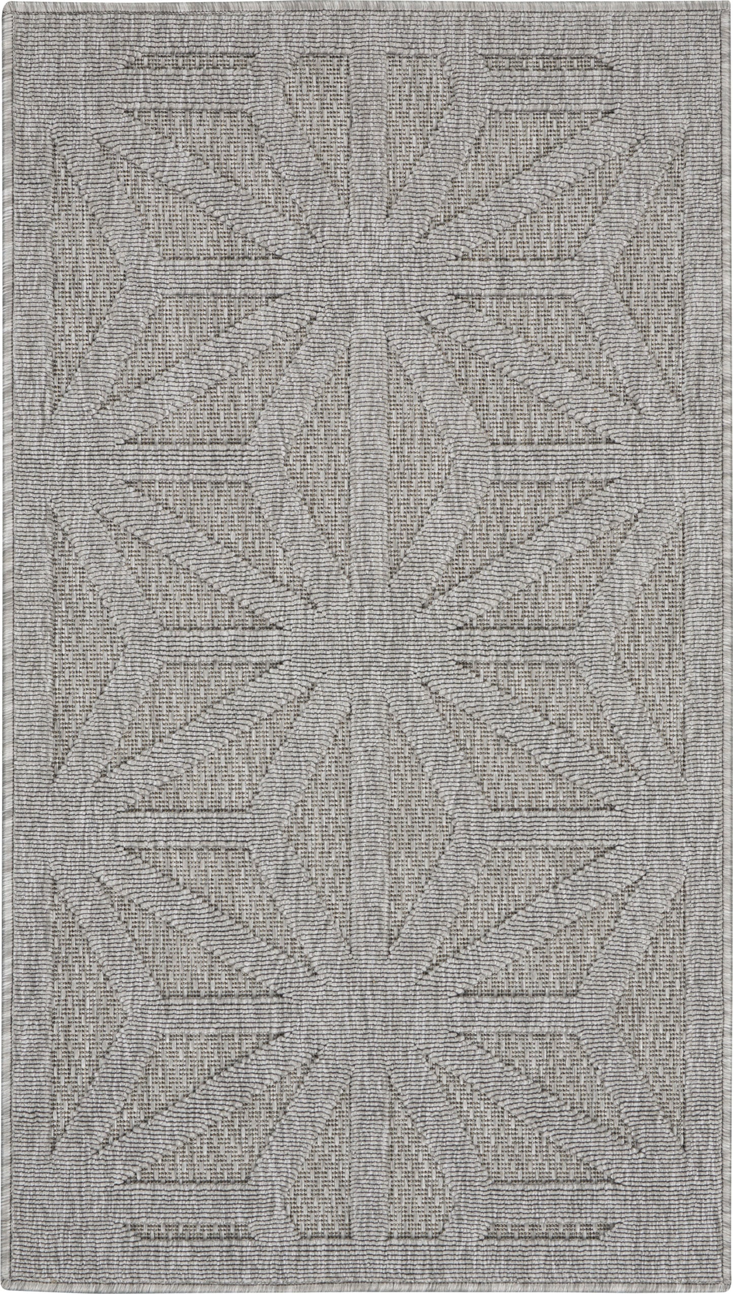 Nourison Home Cozumel CZM01 Light Grey Contemporary Power-loomed Rug