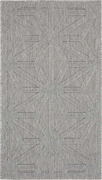 Nourison Home Cozumel CZM01 Light Grey Contemporary Power-loomed Rug
