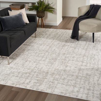 Nourison Home Modern Shag  Ivory Grey  Contemporary