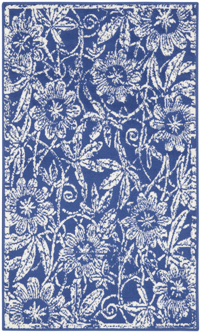 Nourison Home Whimsicle WHS05 Navy Contemporary Power-loomed Rug