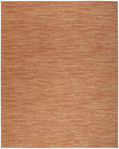 Nourison Home Nourison Essentials NRE01 Rust Contemporary Power-loomed Rug