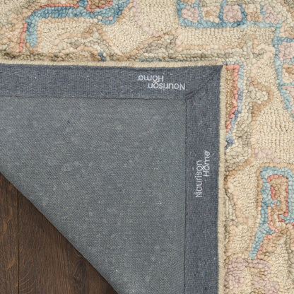 Nourison Home Maison  Green Ivory  Traditional