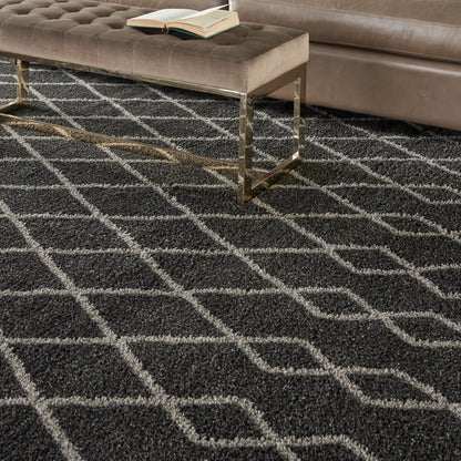 Nourison Home Martil  Charcoal  Contemporary