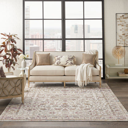 Nourison Home Melody  Ivory Multicolor  Traditional