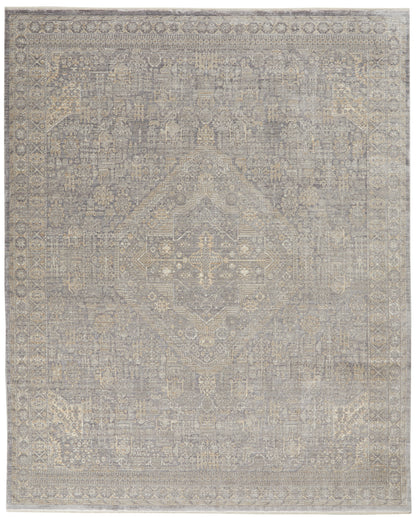 Nourison Home Lustrous Weave  Grey Beige  