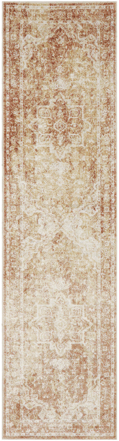Nourison Home Astra Machine Washable ASW12 Rust Traditional Power-loomed Rug