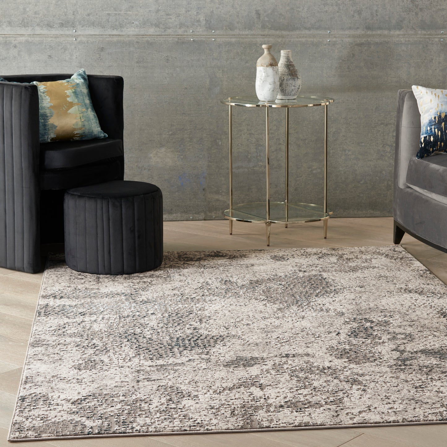 Michael Amini MA90 Uptown  Ivory Grey  Contemporary