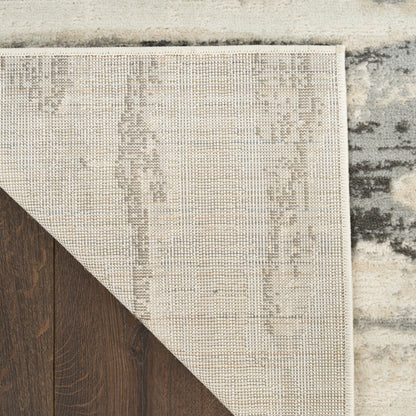 Nourison Home Serenity Home  Grey Multicolor  Contemporary