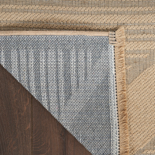 Nourison Home Washable Jute  Natural Beige  Contemporary