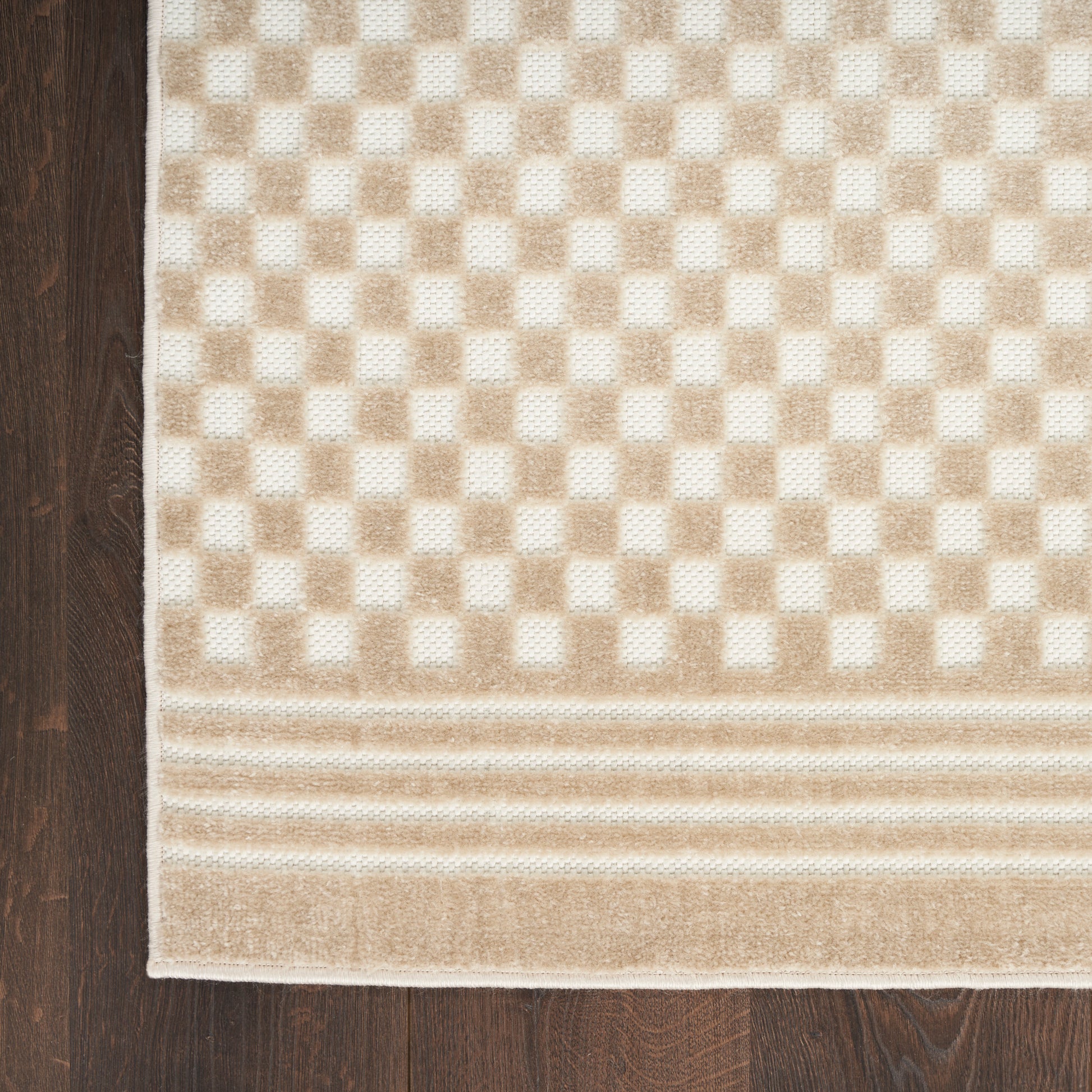 Nourison Home Care Free  Beige  Contemporary