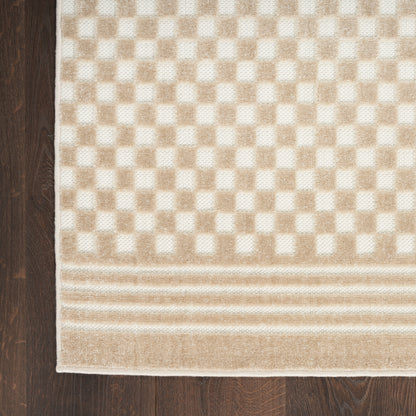 Nourison Home Care Free  Beige  Contemporary