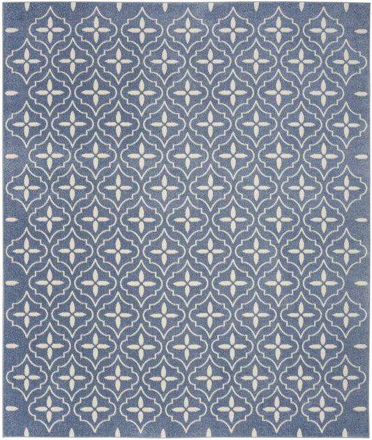 Nourison Home Nourison Essentials  Blue Ivory  Contemporary