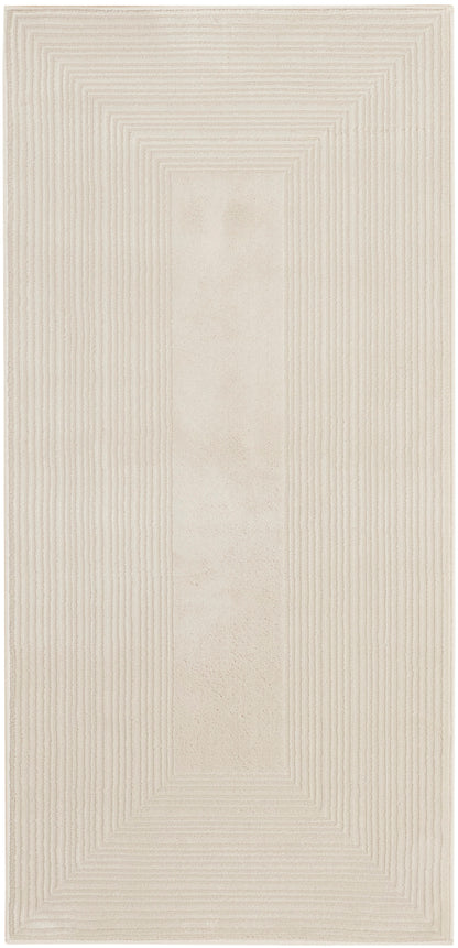 Calvin Klein CK024 Irradiant IRR02 Ivory Contemporary Power-loomed Rug