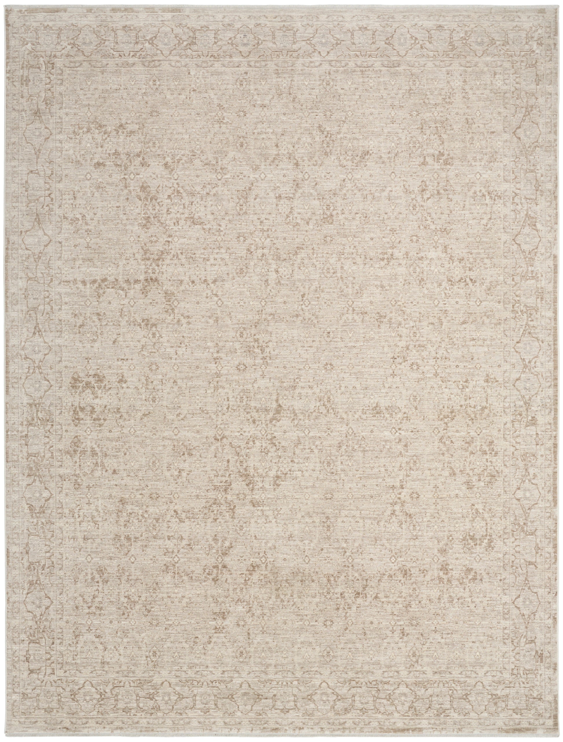 Nourison Home Shadows  Ivory Grey  Traditional