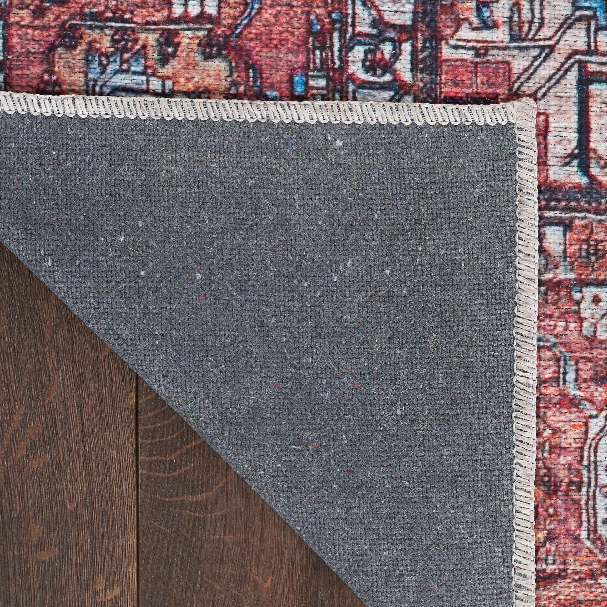 Nourison Home Grand Washables  Ivory Brick  Traditional